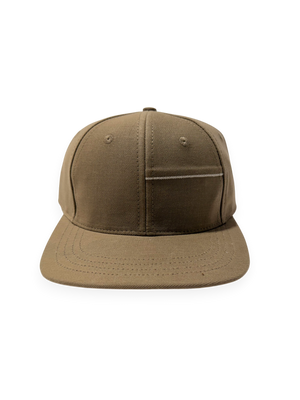 6 Panel Hat | Khaki Selvage