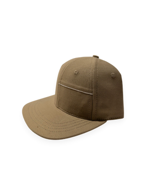 6 Panel Hat | Khaki Selvage